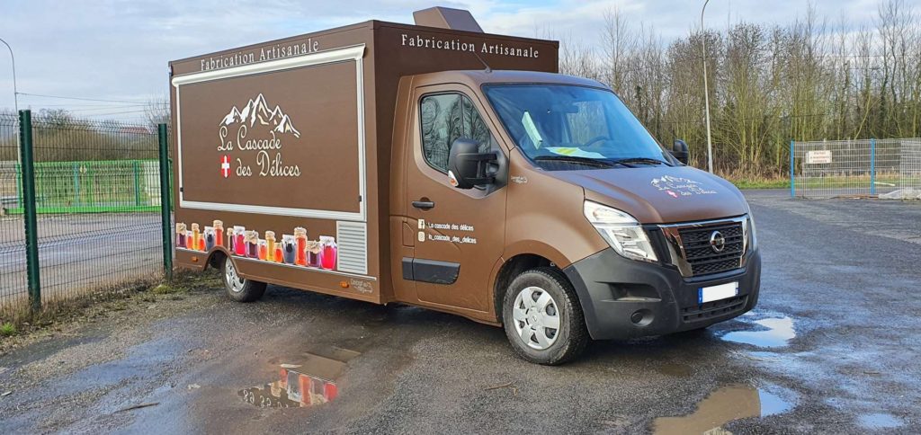 Réalisation food truck L produits artisanaux