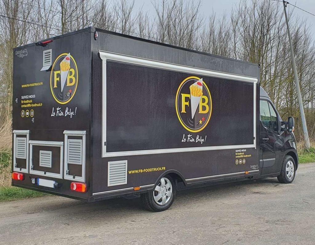 Réalisation foodtruck friterie XL