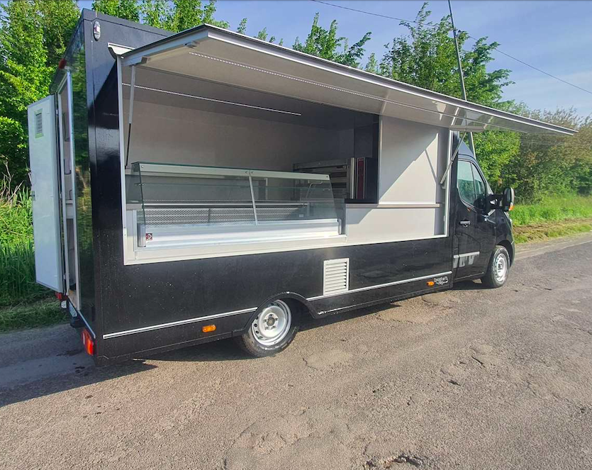 Réalisation foodtruck XL pizzeria au gaz