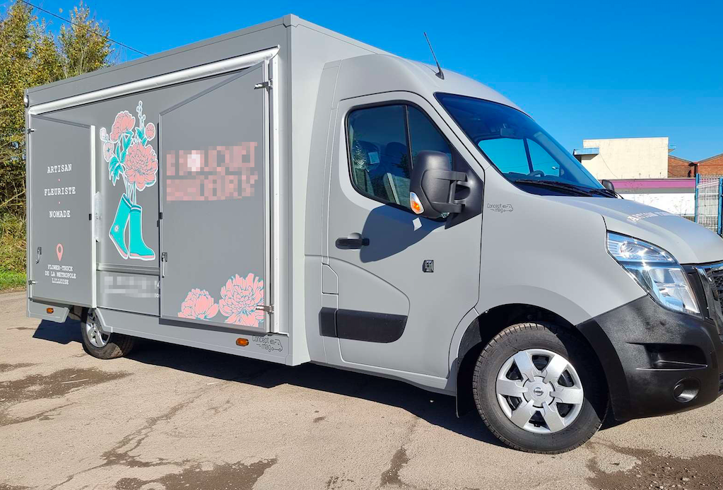 Flowertruck gris